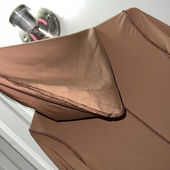 Bodycon Inside Out Hooded Dress NWOT - Picture 6 of 8